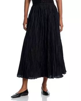 Плиссированная юбка CO, черный