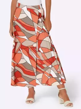 Плиссированная юбка Creation L, бежевый