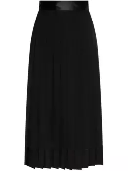 Плиссированная юбка DOLCE & GABBANA, черный