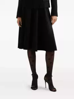 Плиссированная юбка DOLCE & GABBANA, черный