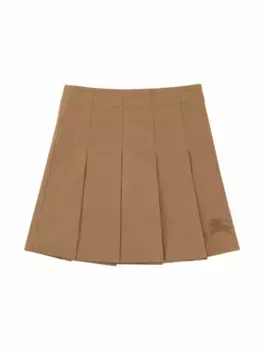 Плиссированная юбка EKD Burberry, бежевый