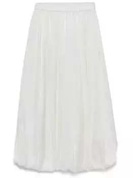 Плиссированная юбка Enfld, белый