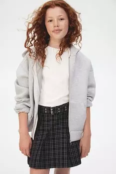 Плиссированная юбка H&M, черный