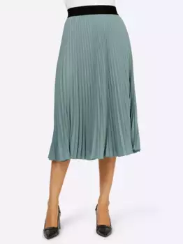Плиссированная юбка Heine, цвет Jade