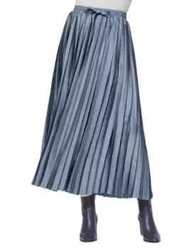 Плиссированная юбка Heine, синий