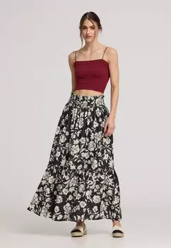 Плиссированная юбка LUNGA FANTASIA Terranova, черный