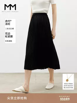 Плиссированная юбка Mai Meng , черный