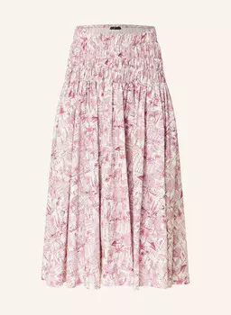 Плиссированная юбка Maje, розовый