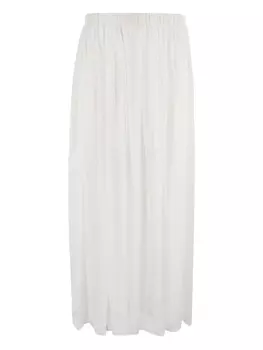 Плиссированная юбка макси Alysi, белый