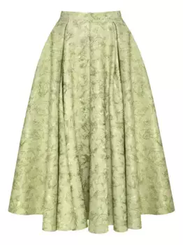 Плиссированная юбка макси ANOUKI, зеленый