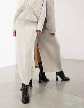 Плиссированная юбка макси ASOS