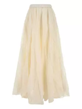 Плиссированная юбка макси Co, нейтральный