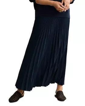 Плиссированная юбка макси Jenni Kayne, синий