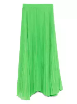 Плиссированная юбка макси STYLAND, зеленый