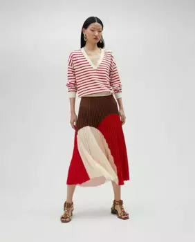 Плиссированная юбка миди Lola Casademunt, мультиколор