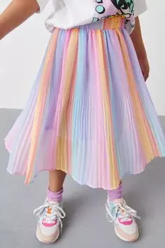 Плиссированная юбка миди Next