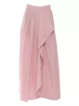 Плиссированная юбка миди с оборками Clips, розовый