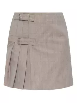 Плиссированная юбка Moschino, нейтральный