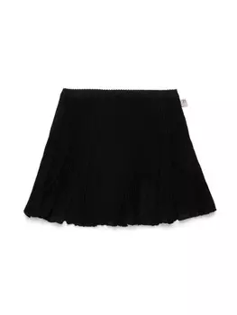 Плиссированная юбка N21 Kids, черный