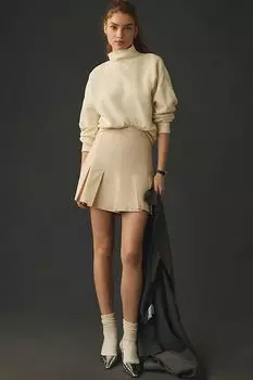 Плиссированная юбка Pilcro, бежевый