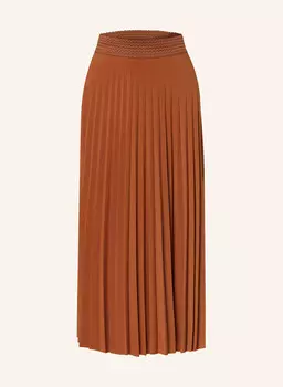 Плиссированная юбка rich&royal, цвет COGNAC