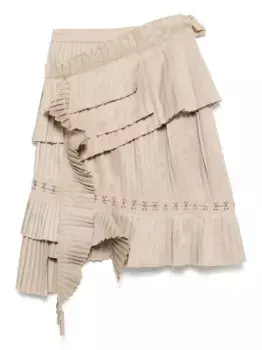 Плиссированная юбка Rokh, нейтральный