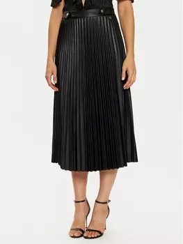 Плиссированная юбка стандартного кроя Lola Casademunt, черный