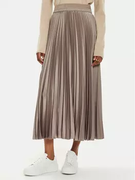 Плиссированная юбка стандартного кроя Marella, бежевый