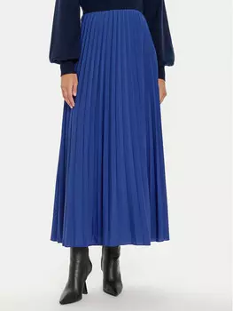 Плиссированная юбка стандартного кроя Vero Moda, синий