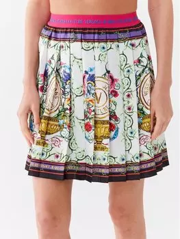 Плиссированная юбка стандартного кроя Versace Jeans Couture, мультиколор