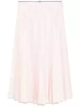 Плиссированная юбка THOM BROWNE, розовый