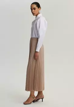 Плиссированная юбка Touch Priv, песочный