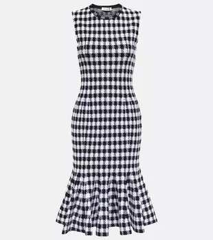 Плиссированное мини-платье Vichy ALAA, разноцветный