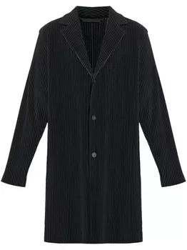 Плиссированное пальто Homme Pliss Issey Miyake, черный