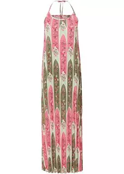 Плиссированное платье Bodyflirt, розовый