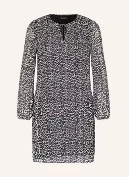 Плиссированное платье Comma, черный