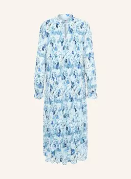 Плиссированное платье erally Ichi, бирюзовый