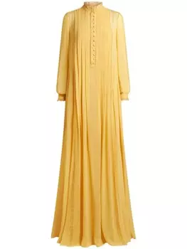 Плиссированное платье ETRO, желтый