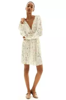 Плиссированное платье H&M, мультиколор