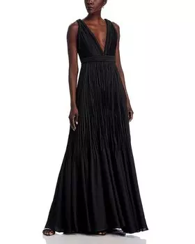 Плиссированное платье Hazel Ungaro, черный