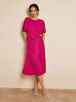 Плиссированное платье Isla GEORGE W. DAVIES, розовый
