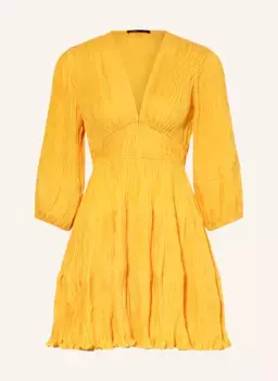 Плиссированное платье Maje, желтый