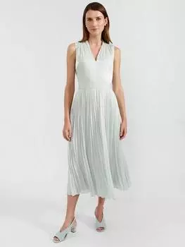 Плиссированное платье миди alexandra Hobbs, цвет Sage Green