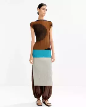 Плиссированное платье миди с цветочным принтом Parfois, многоцветный