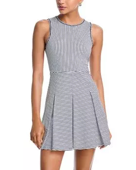 Плиссированное платье Racquet Addison Bay, синий