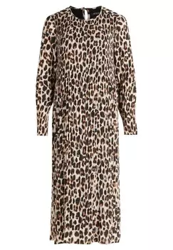 Плиссированное платье с длинными рукавами Betty Barclay, бежевый