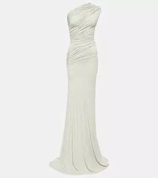 Плиссированное платье с драпировкой Pillar Entire Studios, Foam