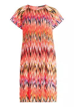 Плиссированное платье с короткими рукавами Betty Barclay, красный