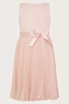 Плиссированное платье Sally с аквалангом Monsoon, розовый