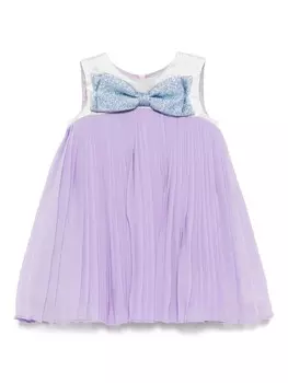 Плиссированное платье-трапеция Hucklebones London, фиолетовый